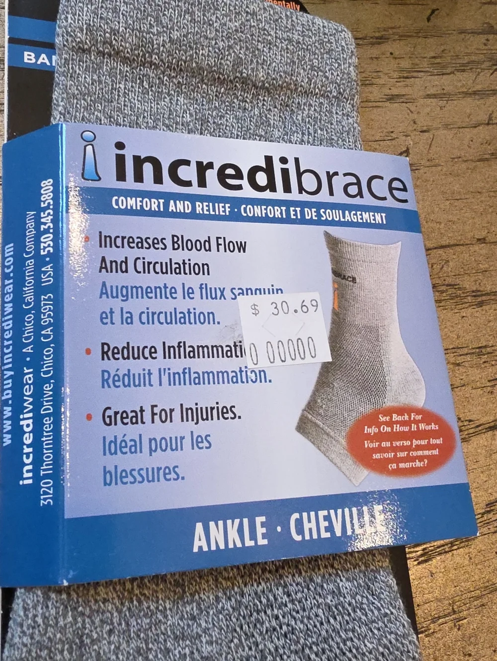 Incredibrace Anion Size S/M NWT